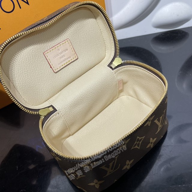 LV專櫃新款女包 路易威登Nice迷你化妝包 M44936 LV老花手提化妝包  ydh4259